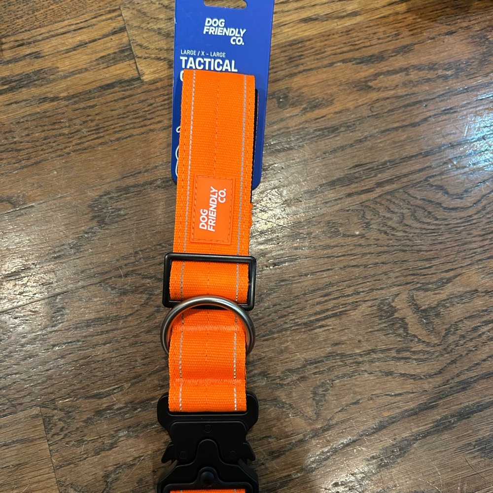 Dog Friendly Co. Hi Vis Orange Tactical Dog Collar